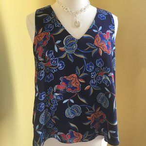Adrienne Vittadini floral XL Blouse